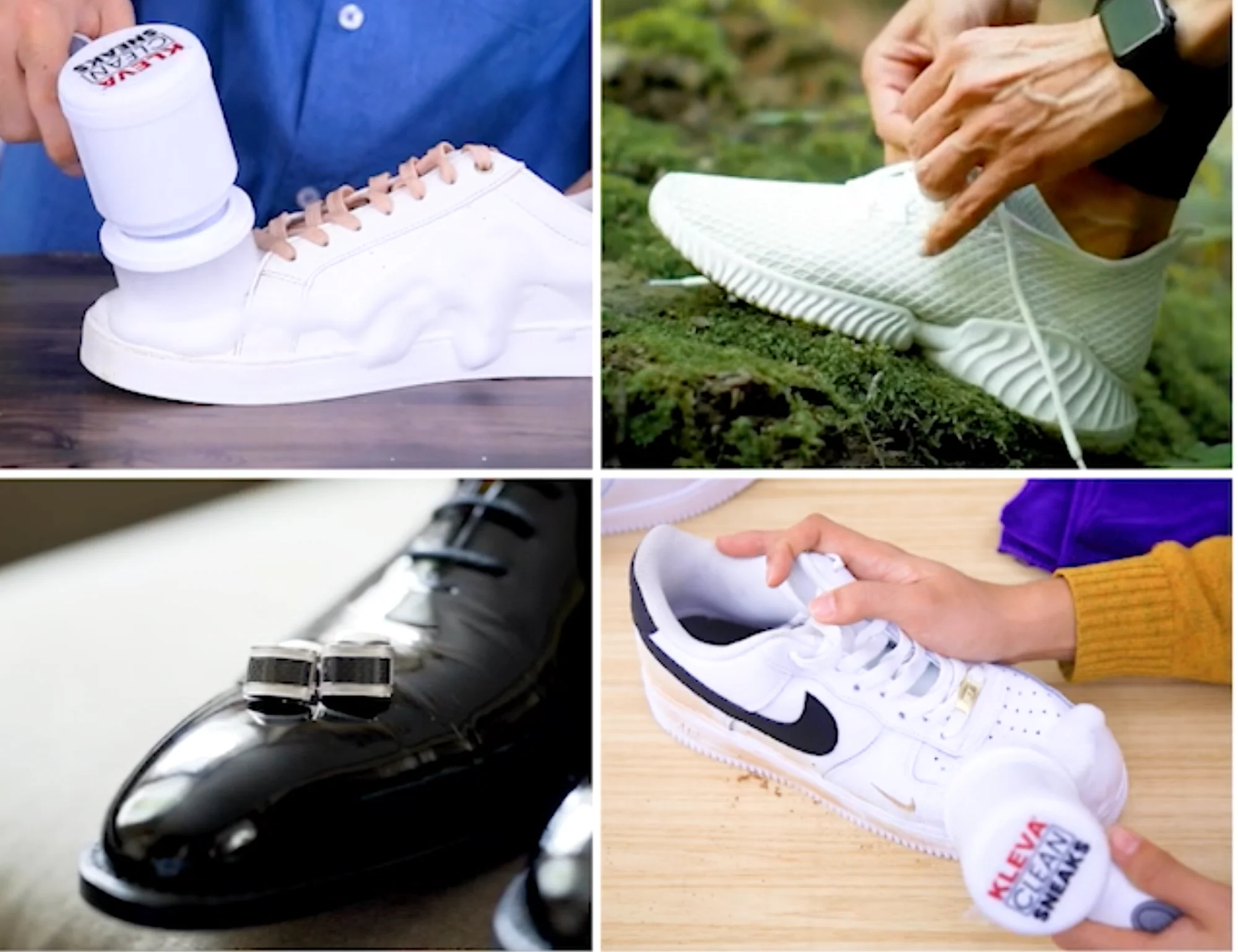 Make old shoes look new! Kleva Clean Sneaks Automatic Shoe Cleaner - Image 2
