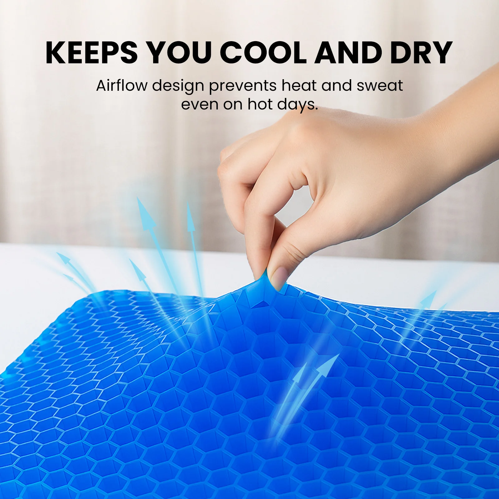 KLEVA® Easy Seat - Comfortable & Supportive Soft Cooling Gel Cushion Sitter - Image 7