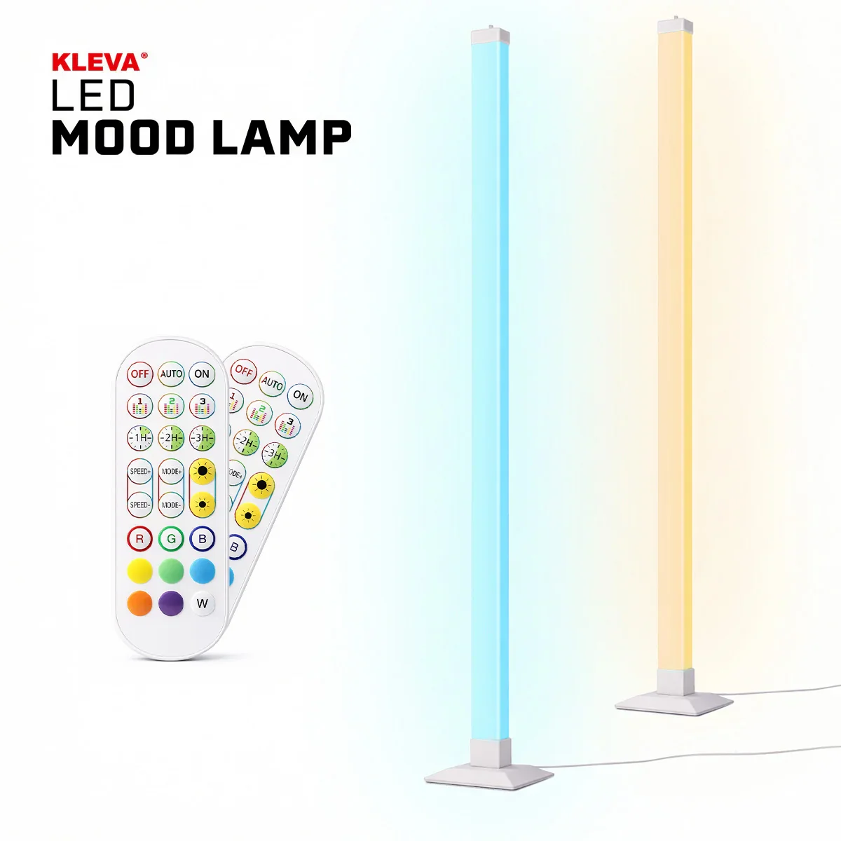 KLEVA® Smart Ambient LED Mood Floor Lamp Light + BONUS Remote Control
