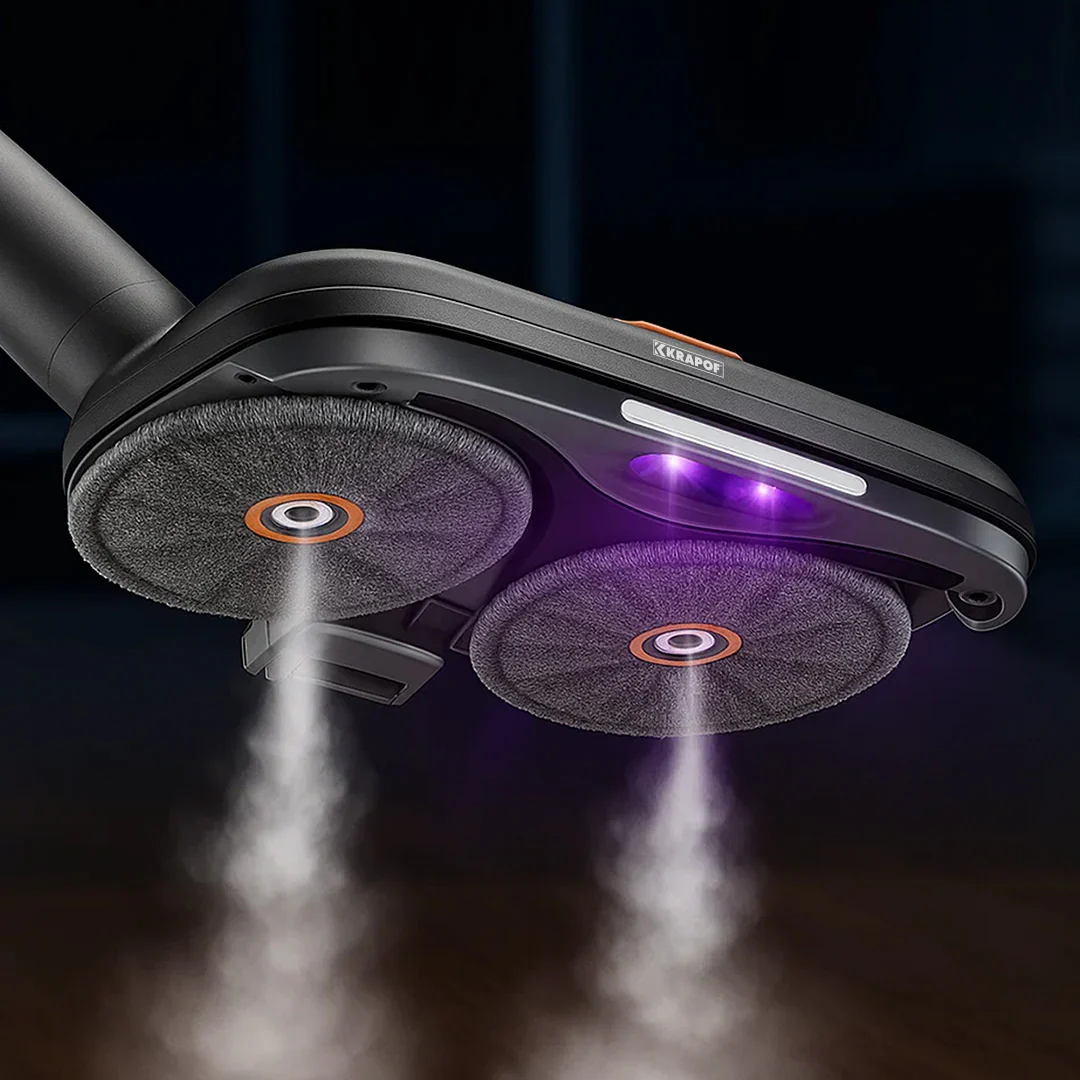 KRAPOF® S3 ACCESSORY Steam Drive Extension 2 in 1 Floor and Steam Mop for Q3 Stick Vacuum - Image 3