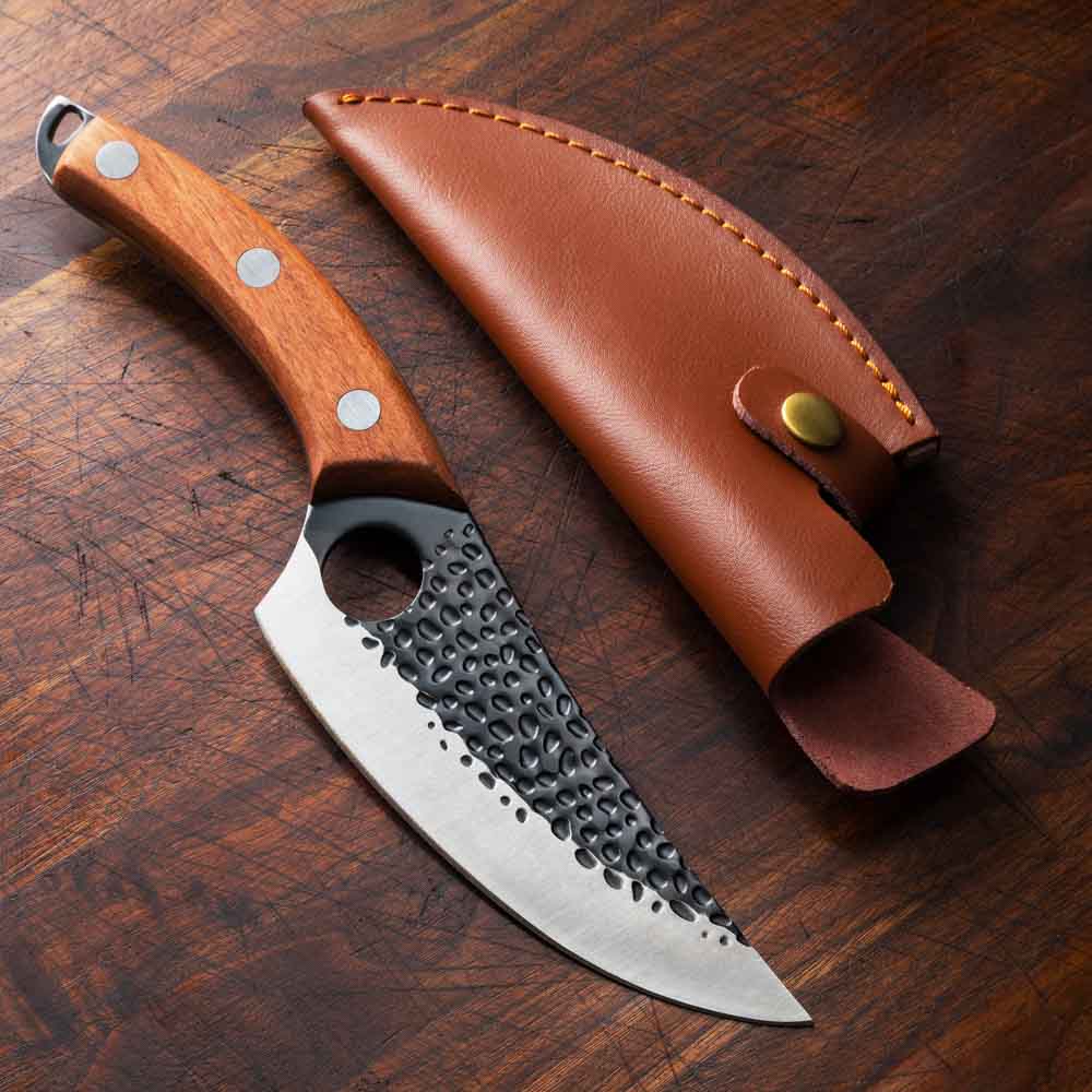 Versatile Stainless Steel Knife With Leather Sheath - Image 6